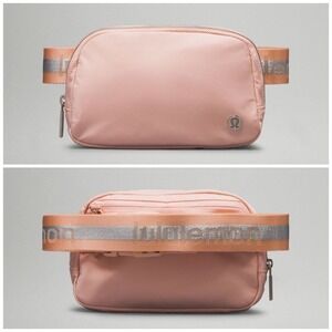 Lululemon Everywhere Belt Bag 1L Pink Mist / Silver  White Opal pink NWT